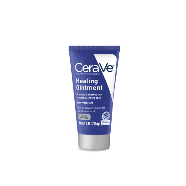 CeraVe Healing Ointment Skin Protectant, Non Greasy Feel, Lanolin & Fragrance Free, 1.89 OZ