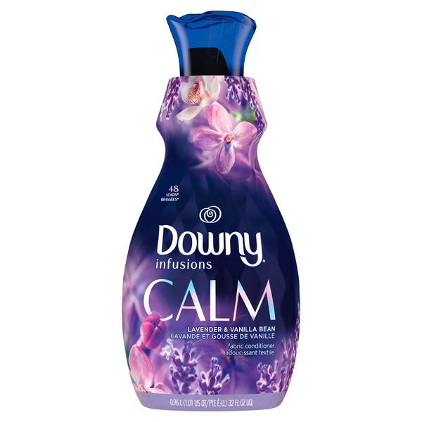 Downy Ultra Soft + Calm Liquid Fabric Softener, Lavender & Vanilla Bean, 26 fl oz