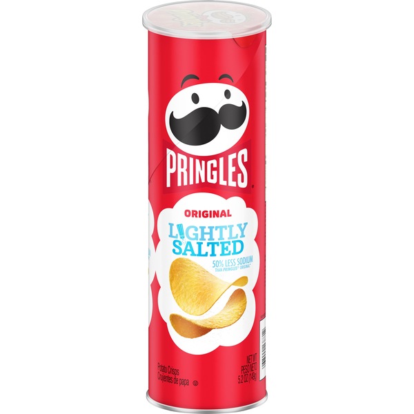 Pringles Lightly Salted Potato Crisps, 5.2 oz