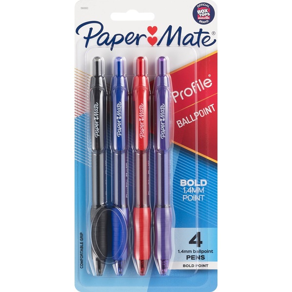 Papermate Ball Point Pens Assorted Colors