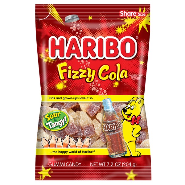 Haribo Fizzy Cola Gummi Candy, 7.2 oz