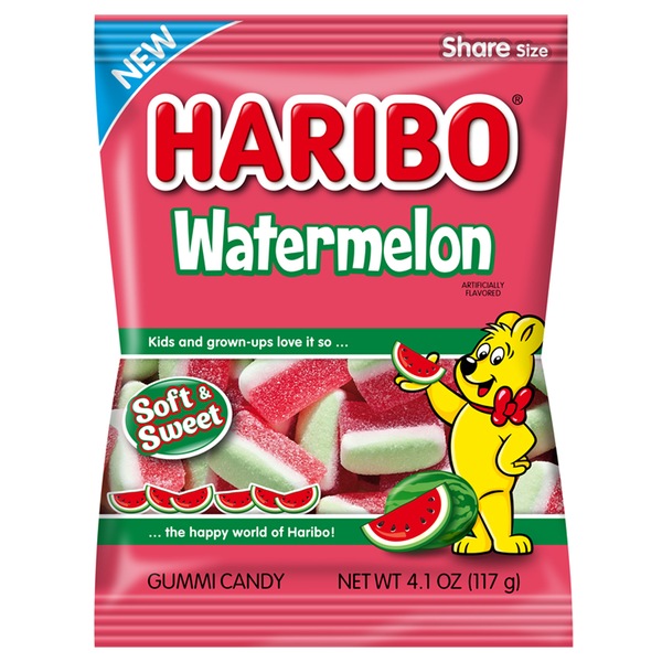 Haribo Watermelon Gummi Candy, 4.1 oz