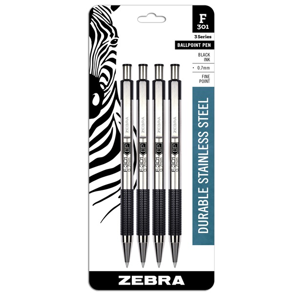 Zebra Pen F-301 Retractable Ballpoint Pen