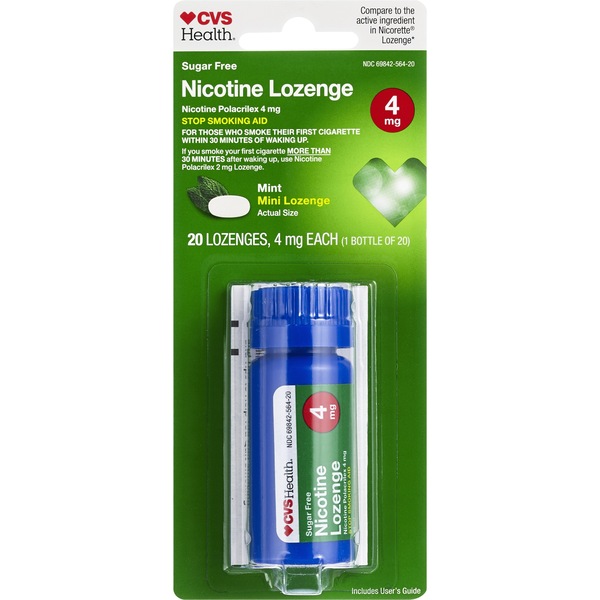 CVS Health Sugar Free Nicotine Lozenge, Mint