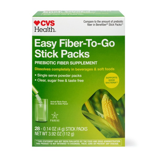 CVS Health Easy Fiber-To-Go Stick Pack