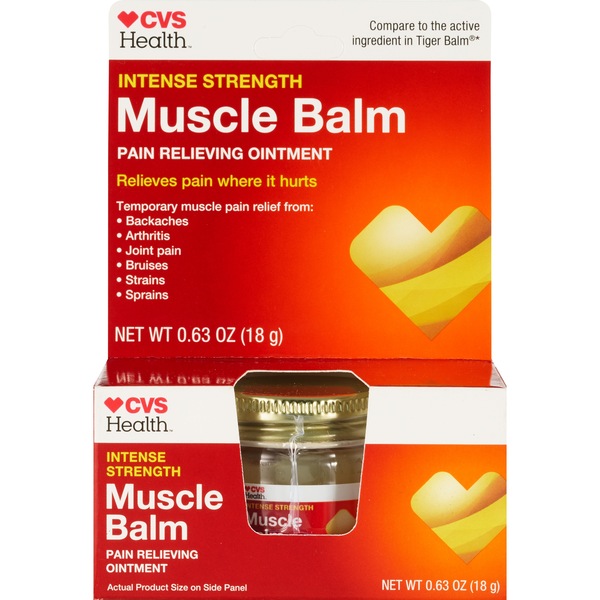 CVS Health Intense Strength Muscle Balm, 0.63 OZ