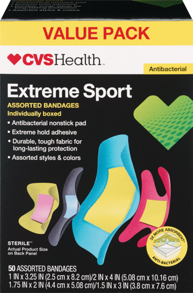 CVS Health Extreme Sport Assorted Bandages