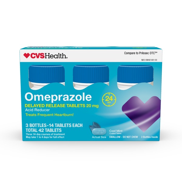 CVS Health Omeprazole Delayed Release Tablets