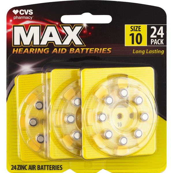 CVS Hearing Aid Batteries Size 10, 8 ct