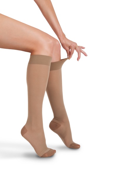 Gabrialla Sheer Compression Knee Highs (20-22mmHg)