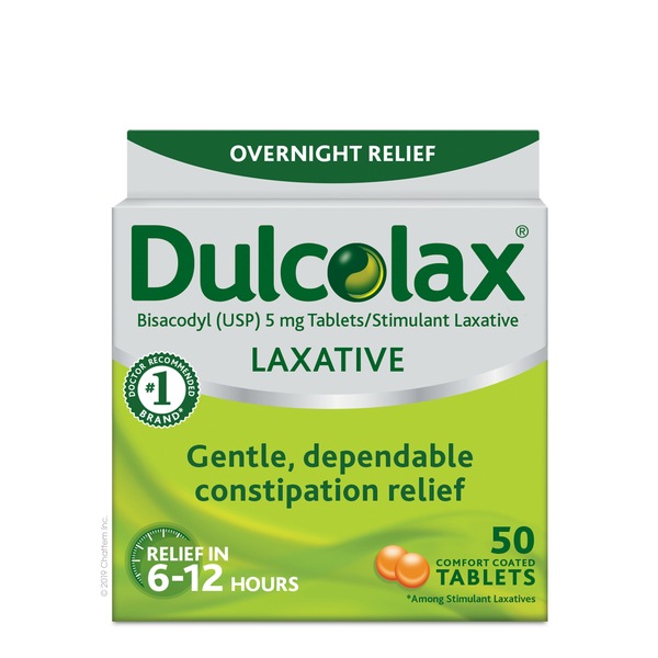 Dulcolax Stimulant Laxative Tablets, Overnight Relief