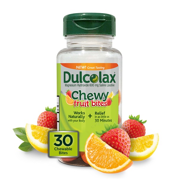 Dulcolax Chewy Fruit Bites for Constipation Relief