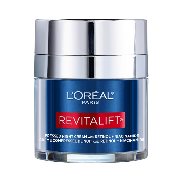 L'Oreal Paris Revitalift Hydrating Pressed Night Moisturizer with Retinol, 1.7 OZ