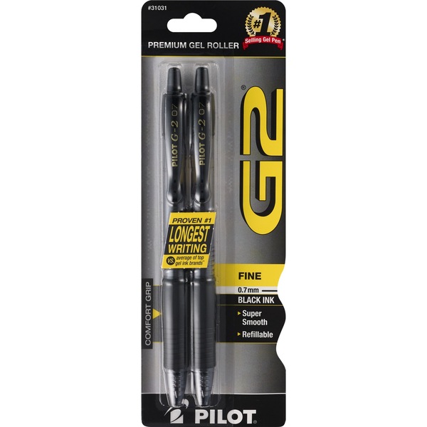 Pilot Retractable Gel Ink Rolling Ball Pen Black