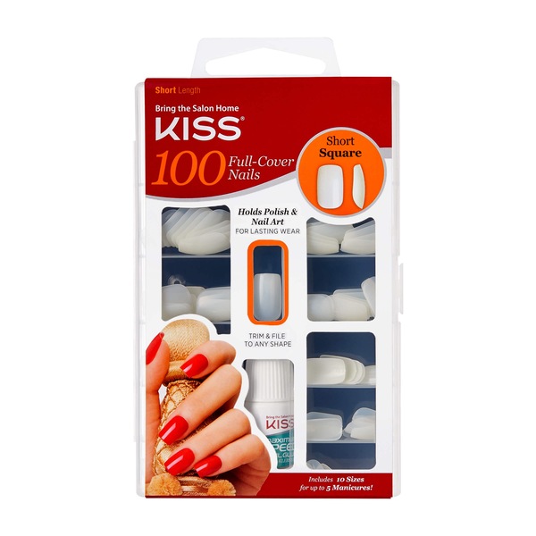 KISS Full-Cover Nails, 100 CT