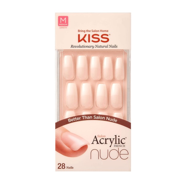 KISS Salon Acrylic Nude False Nails