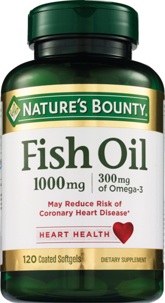 Nature's Bounty Odorless Fish Oil Softgels 1000mg