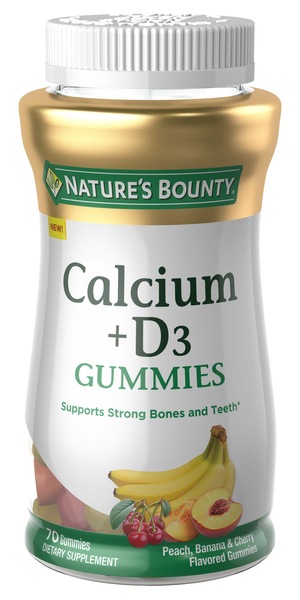 Nature's Bounty Calcium Gummies, 70CT