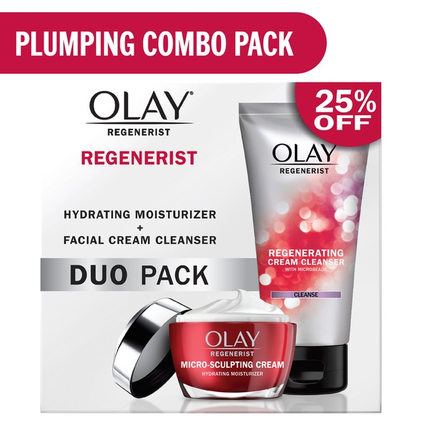 Olay Regenerist Advanced Anti-Aging Cleanser and Moisturizer Duo Pack