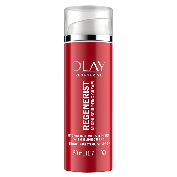 Olay Regenerist Micro-Sculpting Cream Face Moisturizer with SPF 30 Broad Spectrum, 1.7 OZ