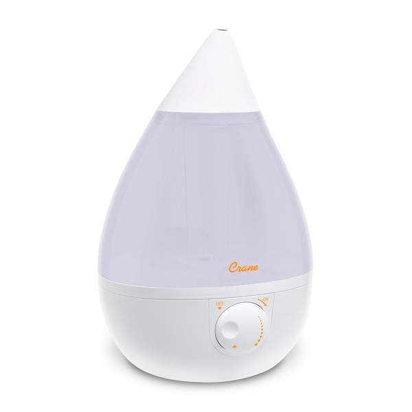 Crane Drop 1 Gallon Ultrasonic Cool Mist Humidifier