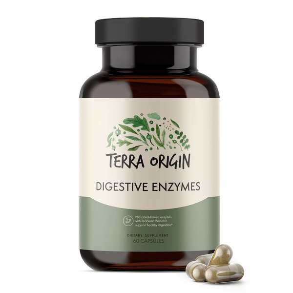 Terra Origin Digestive Enzymes with Probiotic Blend Capsules