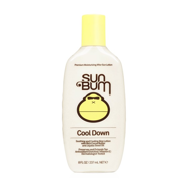 Sun Bum Cool Down Aloe Vera Lotion with Cocoa Butter to Soothe and Hydrate Sunburn, 8 OZ