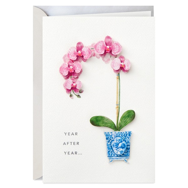 Hallmark Signature Birthday Card for Her (Orchid) E5