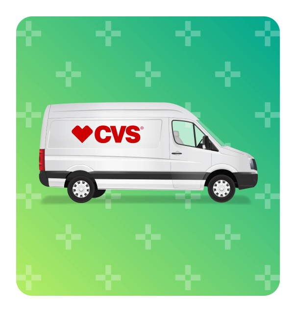 CVS delivery van