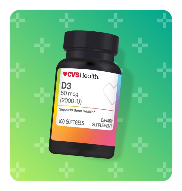 A CVS Health vitamin bottle